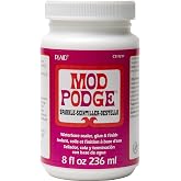 Mod Podge Waterbase Sealer, Glue and Finish (8-Ounce), CS11211 Sparkle
