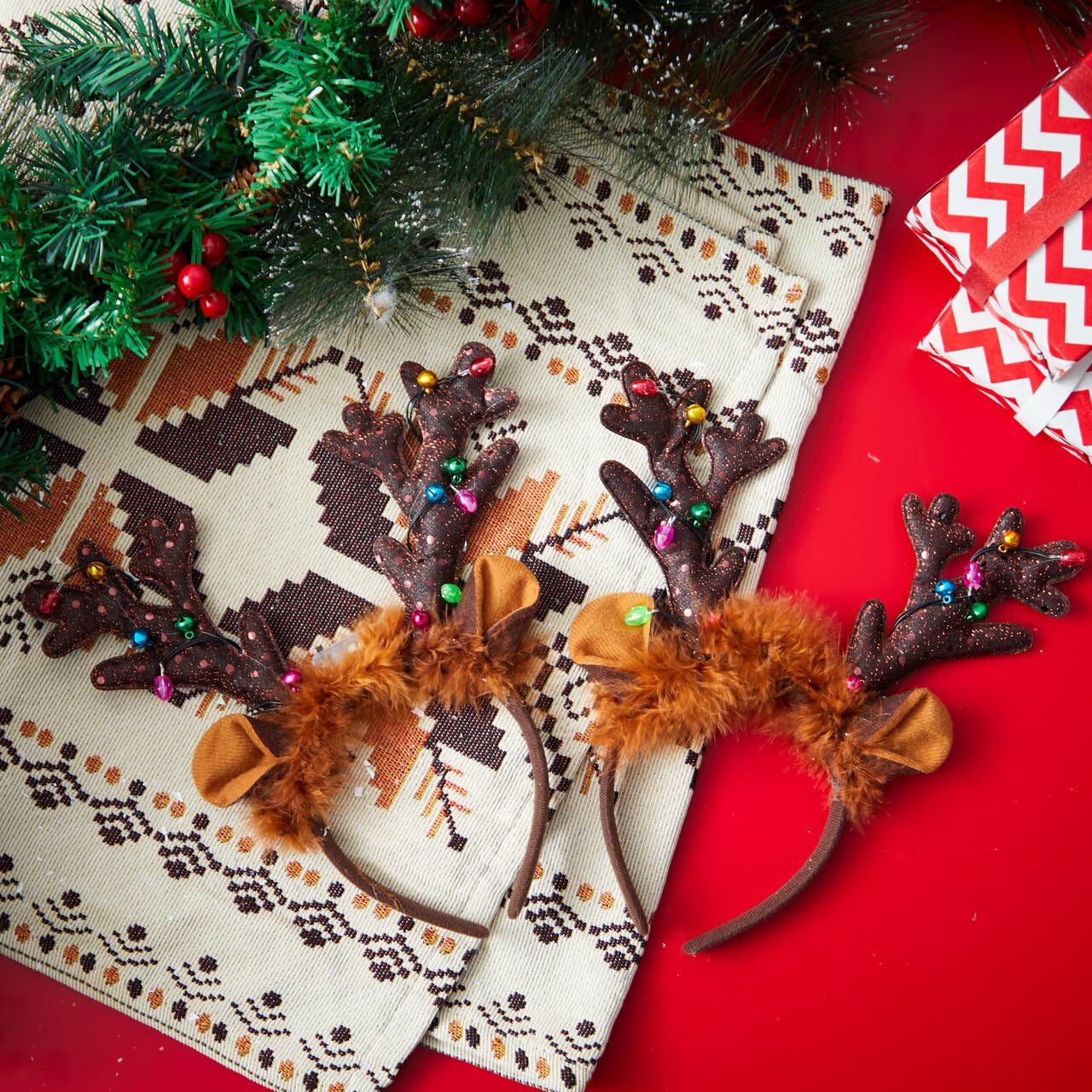 Light Up Reindeer Headbands