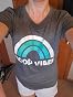 "Be You" Rainbow Graphic T-Shirt For Women - Cotton Blend Casual Tee - View #7