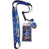Loungefly Harry Potter Ravenclaw Plaid Lanyard with Charm