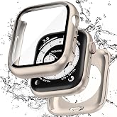 Zumyzu Full Protection Cover for Apple Watch SE3/SE2/SE Series 6/5/4 40mm | Waterproof Case with Tempered Glass Screen Protec