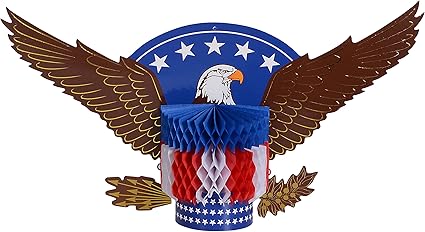 Amazon Com Paper Jazz Bald Eagle Table Centerpiece For Patriotic