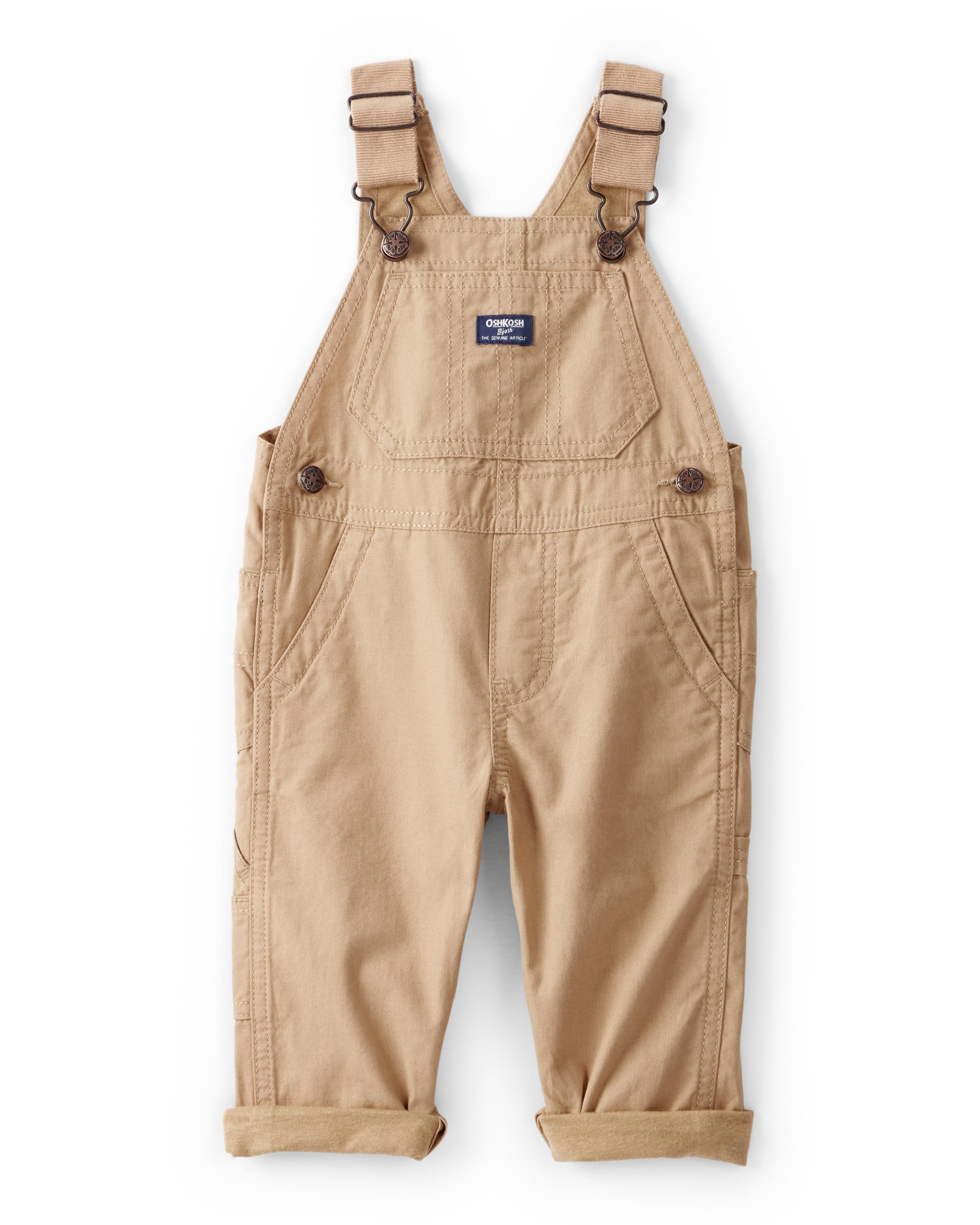 Oshkosh Boy World's Best Overalls, Brown, 3M Image