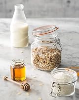 Kilner Square Clip Top Jar 0.5 Litre 500ml Airtight Glass Jar view 5