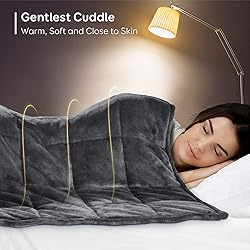 Sivio Weighted Blanket for Adult, 15lbs Sherpa