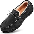 MIXIN Mens Slippers Indoor Outdoor Memory Foam House Shoes Anti-Slip Moccasins Slippers for Men