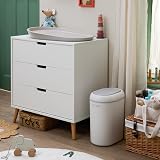Shnuggle Eco-Touch Nappy Bin Diaper Pail Dual-Seal Odour Lock view 7