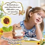 Pipihome Positive Potato Sunflower Crochet Gift Set Lovely Support Doll view 5