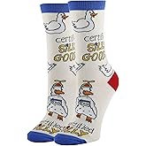 ooohyeah Womens Novelty Funny Animal Crew Socks, Fun Saying Causal Cotton Socks, Cute Colorful Dress Socks, Size 5-10