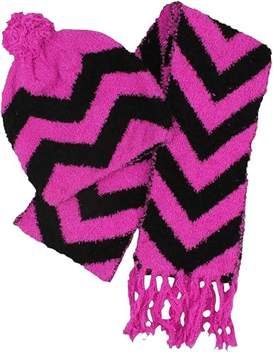 Chenille hat and scarf Outlet