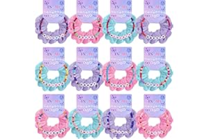 Hoteam 12 Sets in My Birthday Era Party Supplies Popular Singer Favors Friendship Bead Bracelets Velvet Hair Scrunchies for Girls Fans Party Supplies Birthday Decorations