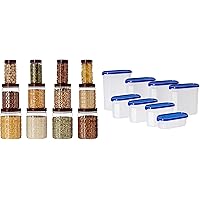 Amazon Brand - Solimo Checkered Jar