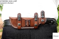 Ottoza TOP GRAIN Leather Knife Sheath for Fixed