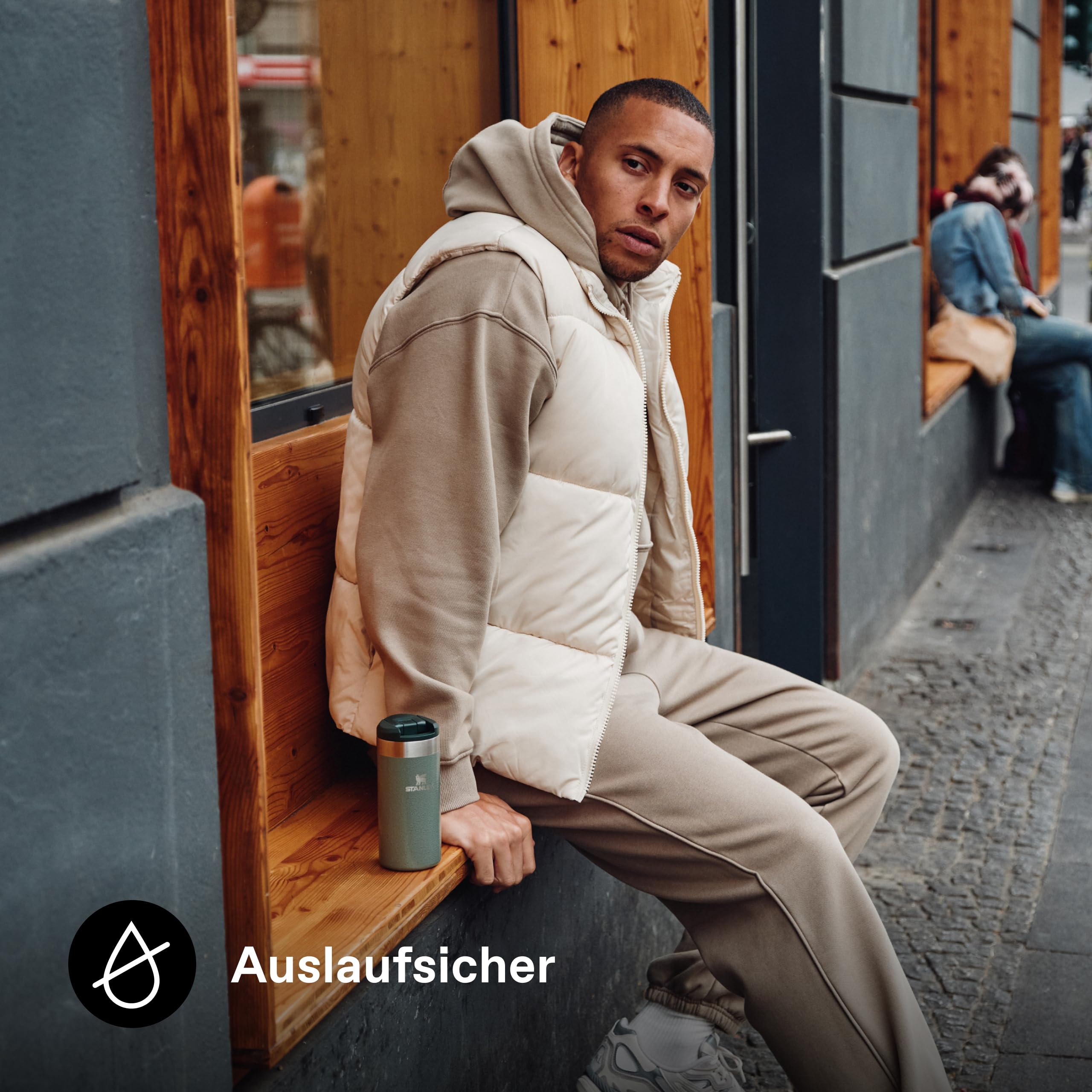 STANLEY 1913 Aerolight Transit Thermobecher 0.35L - Hält 4 Stunden Heiß - Spülmaschinenfest - Kaffeebecher To Go Auslaufsicher - Kompatibel Mit Gängigen Pkw-Getränkehalterungen - Green 5