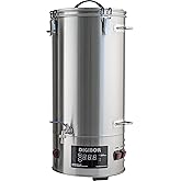 KegLand DigiBoil Electric Kettle - 35 Liters / 9.25 Gallons (110V), 1500W Power, Digital Temperature Control, Stainless Steel, Beer Brewing Machine, Water Heater, Compatible for Distillation(BE501)