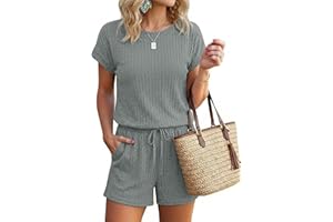 Ekouaer Rompers for Women Casual Summer Outfits