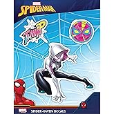 Marvel Spider-Gwen Decals - Set of 3 Vinyl Stickers for Car Water Bottle Bike Helmet Laptop Skateboard - Marvel Stickers for Kids and Adults