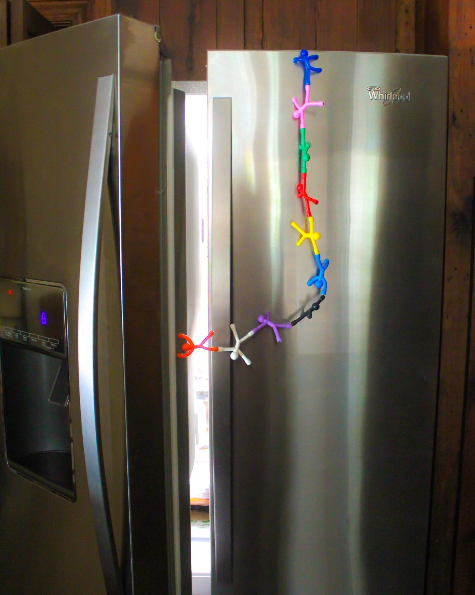 Magnet Men Refrigerator Magnets For Kids And Adults - Funny Colorful Magnetic Stick Figure Men 10 Pack - Use For Office Magnets, Fridge Magnets, Whiteboard Magnets, Calendar Magnets (10)