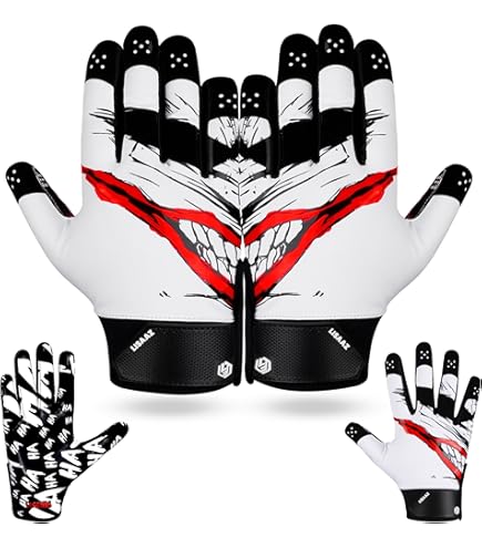 Flag Football Xero Wears Clown Football Gloves Tacky Grip Youth