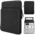 TiMOVO 8-9 Inch Tablet Sleeve Case for All-New iPad Mini 7 (A17 Pro, 2024), iPad Mini 6 (8.3-Inch, 2021), iPad Mini 5/4/3/2/1, Protective Pouch Bag with Multiple Pockets, Black