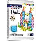 MAGNA-TILES® Travel Set Deluxe 55-Piece Magnetic Construction Set, The Original Magnetic Building Brand
