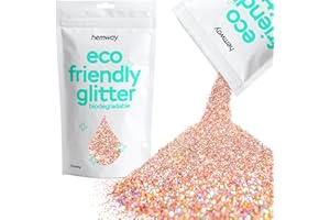 Hemway Eco Friendly Biodegradable Glitter 100g / 3.5oz Bio Cosmetic Safe Sparkle Vegan for Face, Eyeshadow, Body, Hair, Nail 