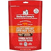 Stella & Chewy’s Freeze Dried Raw Dinner Patties – Grain Free Dog Food, Protein Rich Stella’s Super Beef Recipe – 708g Bag