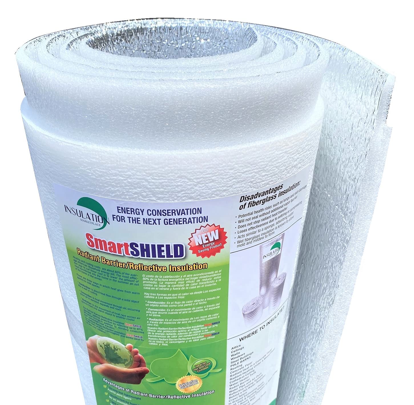 SmartSHIELD -20mm 48"X25ft Reflective Insulation