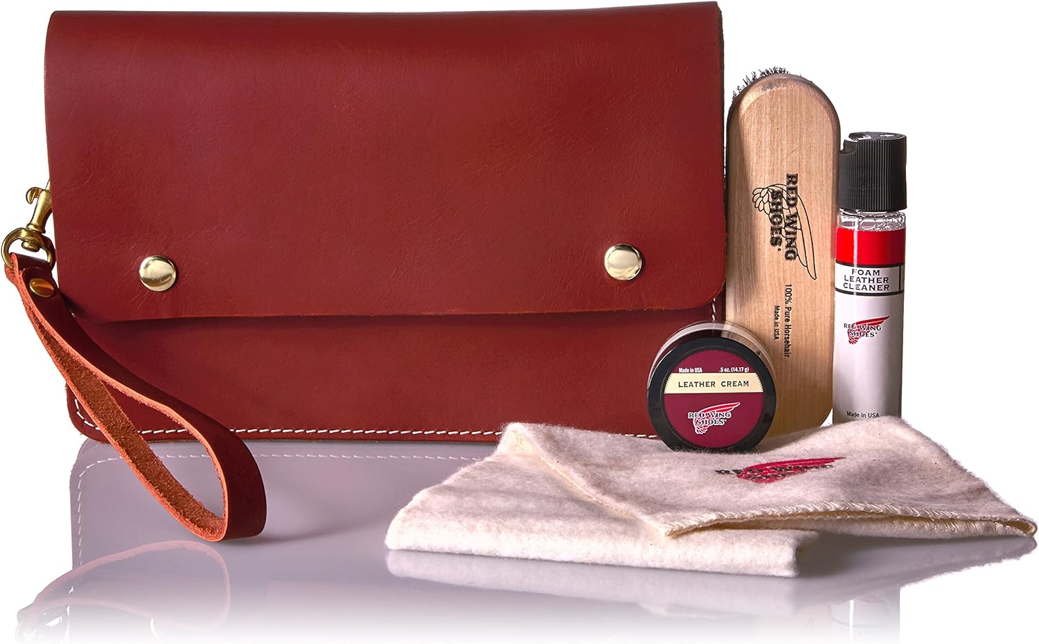 red wing heritage leather cream
