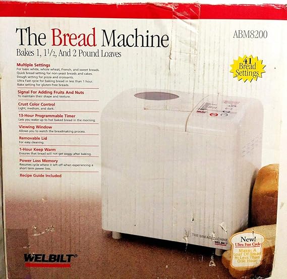 Welbilt Bread Machine Recipes : Welbilt Bread Machine Abm ...