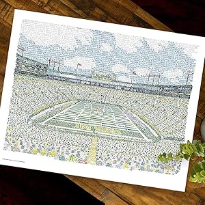 Lambeau Field Word Art