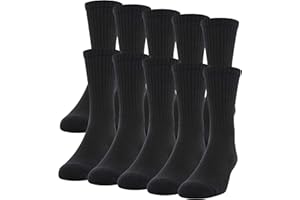 Gildan Men's Active Cotton Crew Socks (10-Pack)