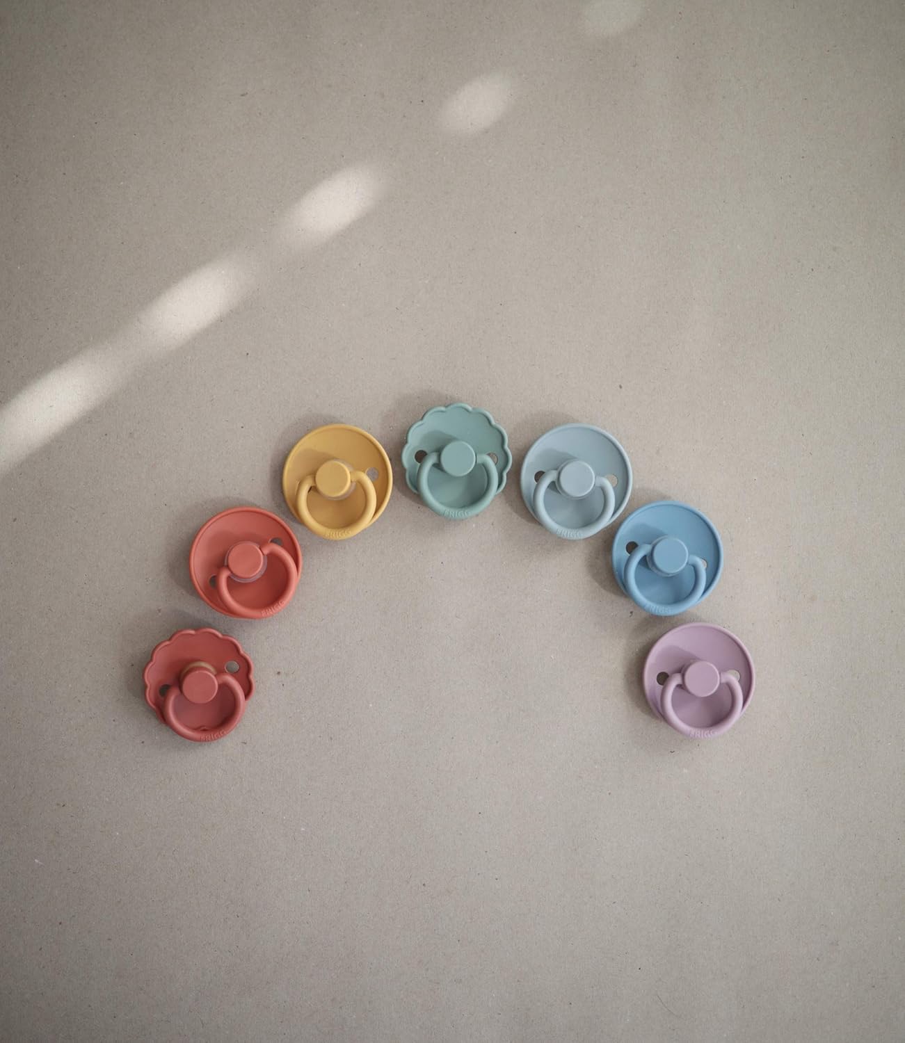 FRIGG Silicone Baby Pacifier | Made in Denmark | BPA-Free (Rust/Cream, 6-18 Months) : Baby