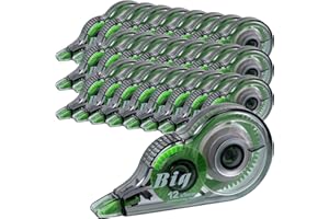 Yexiya 24 Pieces Correction Tapes Original Correction Wide Eraser Applicator Easy to Use Applicator Translucent Tapes Shows for Office Note Journal Scrapbooking, 0.2 Inch x 39.4 Feet