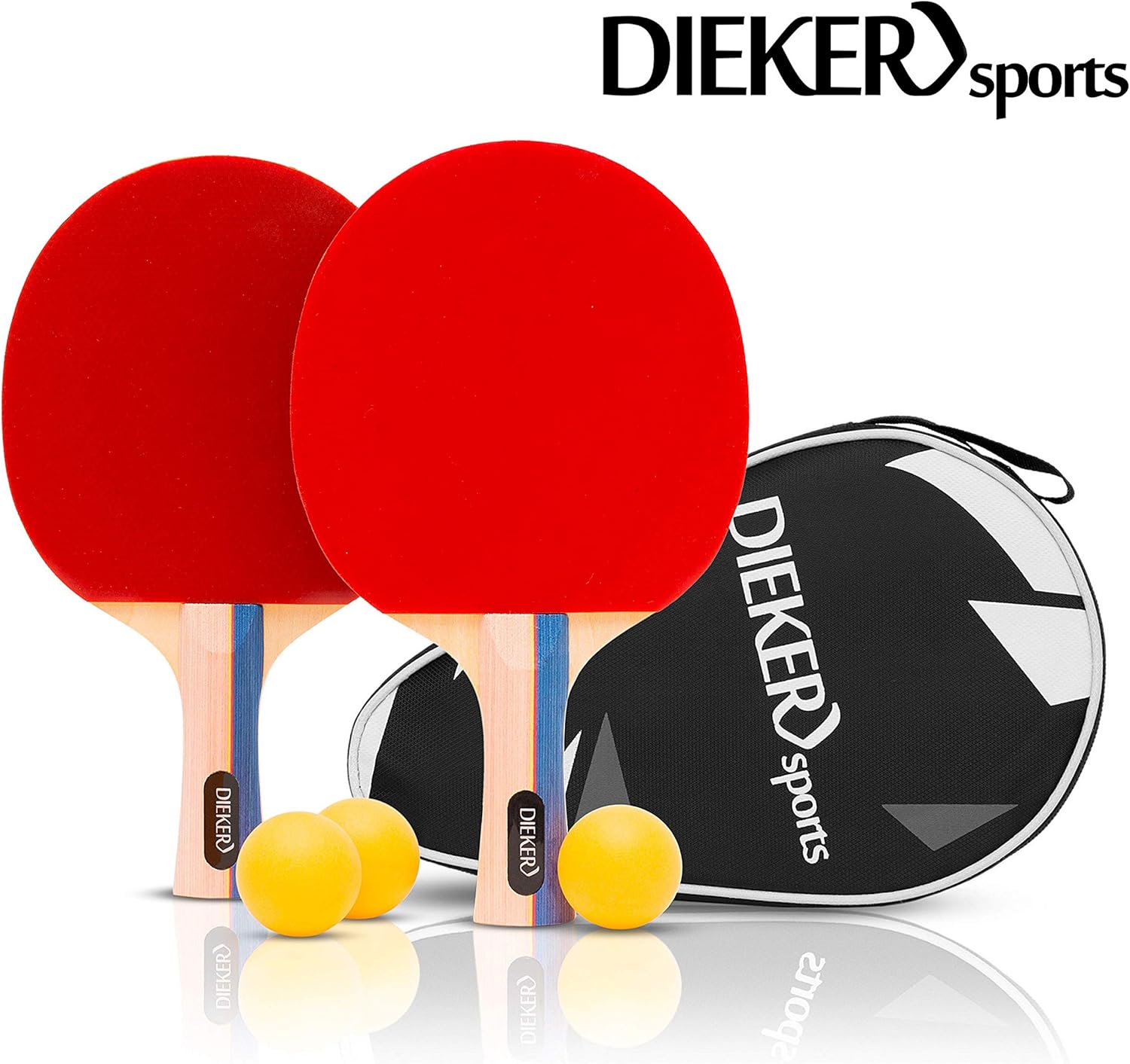 Combien De Set Au Ping Pong Balles et raquette de ping-pong de table PREMIUM de Dieker Sports - Set