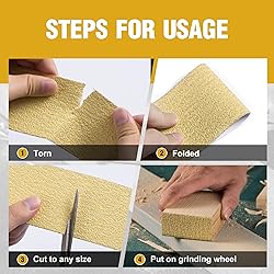 Shawya PSA Sandpaper Roll 60 Grit 2-3/4in x 20
