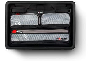 NANUK 920 Pro Photo Kit – Waterproof Travel Camera Hard Case with Padded Dividers & Lid Organizer, 16.7” x 13.4” x 6.8”, Dust
