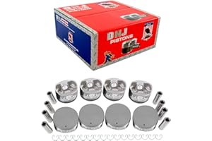 DNJ P4172 Piston Set Standard for 2004-2014 Ford, Lincoln E-150, E-150 Club Wagon, E-250 5.4L V8 16V SOHC 330cid