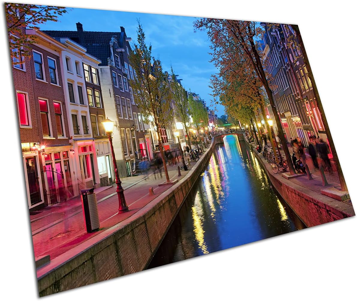 EAPoster AMSTERDAM RED LIGHT DISTRICT WALL ART LARGE A1 POSTER 594 x 841 mm