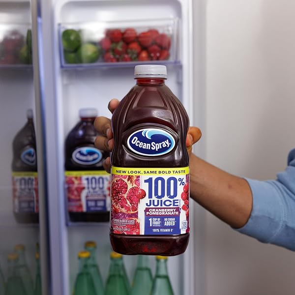 OCEAN SPRAY® 100% JUICE CRANBERRY POMEGRANATE JUICE BLEND, 64 FL OZ BOTTLE