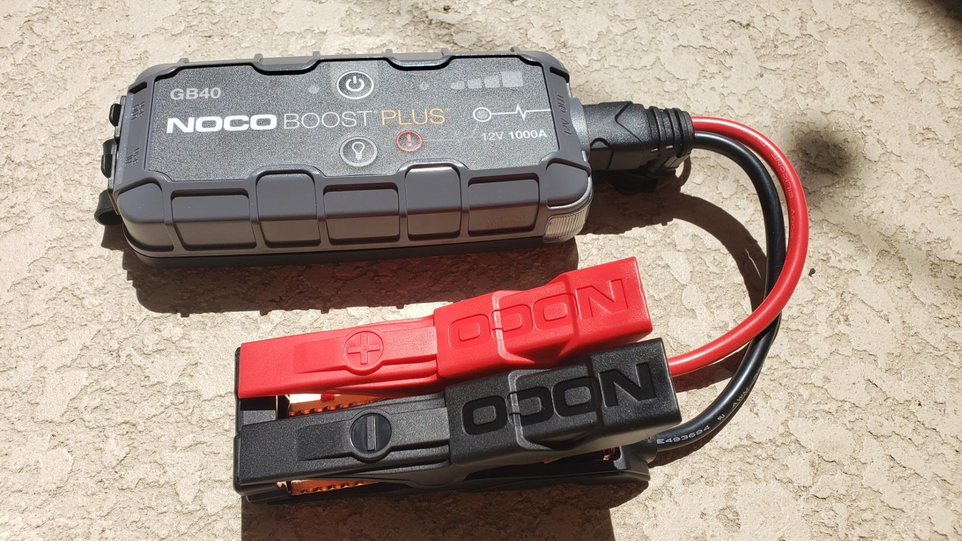 NOCO Boost GB40: 1000A UltraSafe Jump Starter – 12V Lithium Battery Booster Pack, Portable Jump Box, Power Bank & Jumper Cables - for 6.0L Gas and 3.0L Diesel Engines photo review