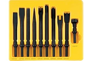 Grey Pneumatic (CS110) 10-Piece General Service Chisel Socket Set