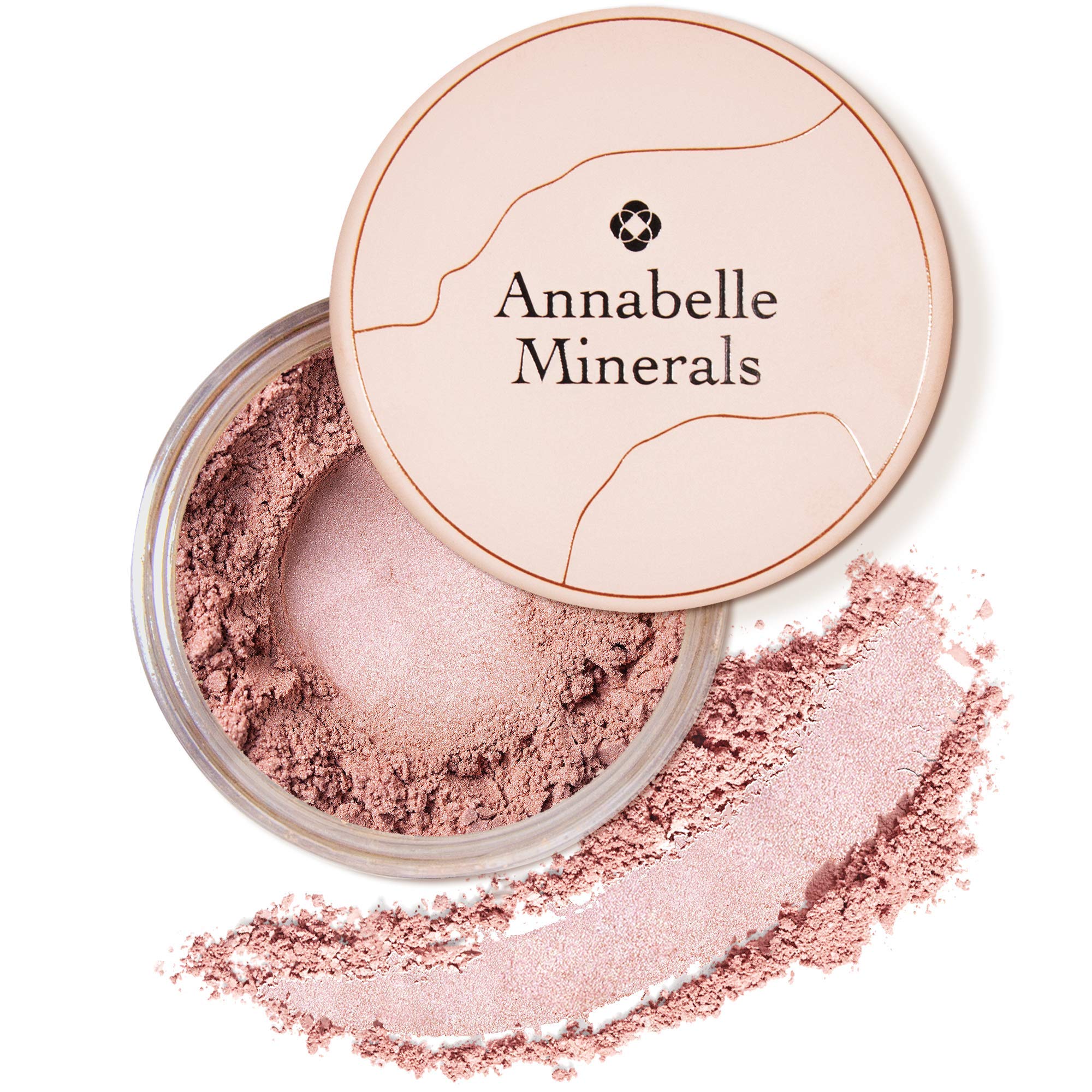 Annabelle Minerals - Illuminating Mineral Blush - All-Natural - Vegan - Gentle For Skin - Healthy Radiant Glow - Natural Fresh Look - Highly Pigmented - Save and Long Lasting Make-Up - Peach Glow 4g