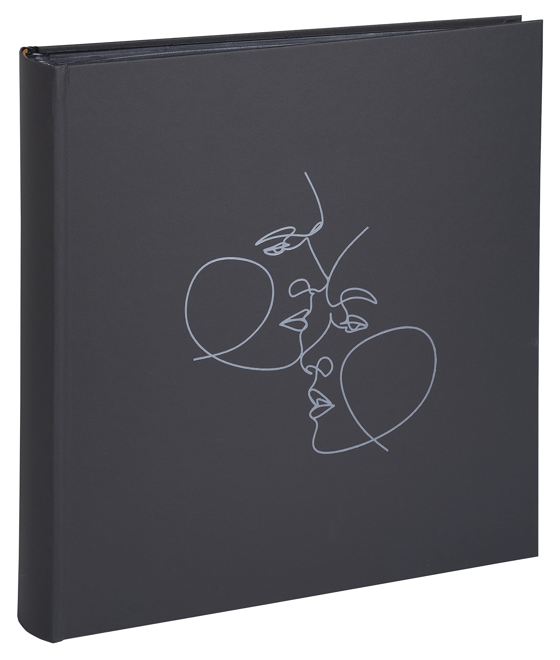 Exacompta - Ref. 16078E - ART book photo album - 300 photos - 60 black pages - size 29 x 32 cm - matte black imitation leather cover with shiny marking