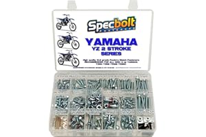 SPECBOLT FASTENERS 250pc Specbolt Bolt Kit for Yamaha YZ 80 85 125 250. for Maintenance Upkeep and Partial Restoration. OEM Spec Fasteners YZ80 YZ85 YZ125 YZ250