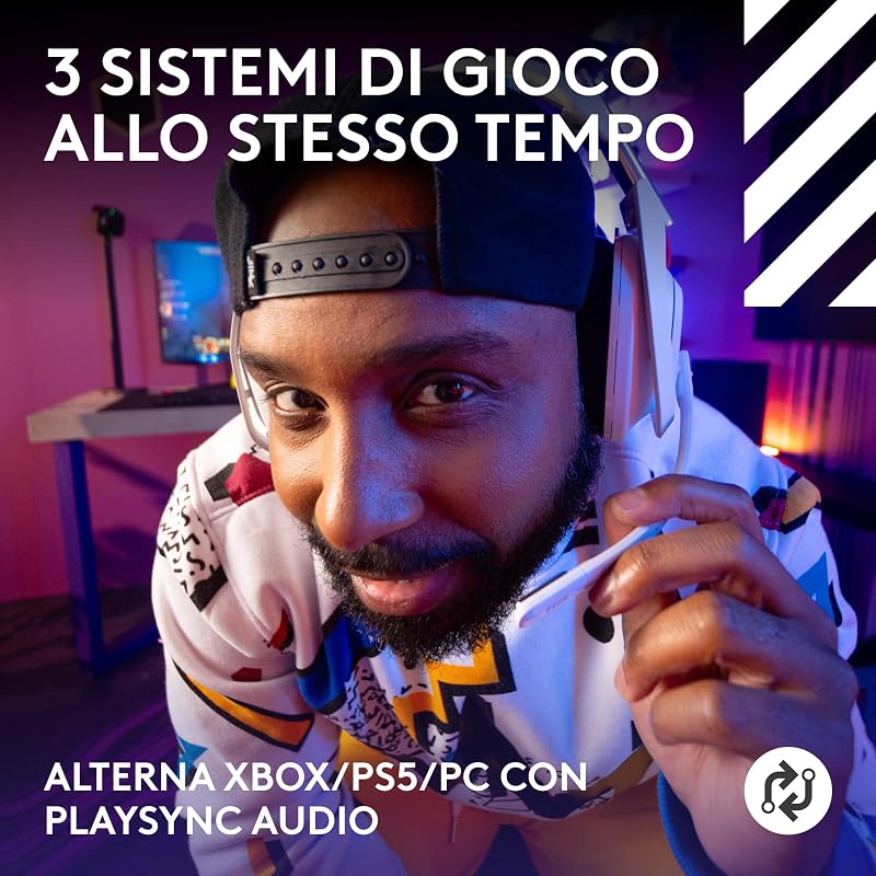 Astro A50 cuffia e microfono gaming wireless LIGHTSPEED + base