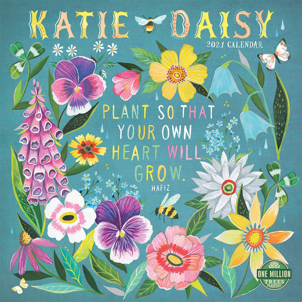 Katie Daisy 2021 Wall Calendar