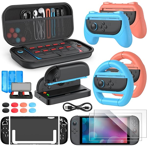 Amazon.com: Nintendo Switch OLED with Signature Series Travel Case