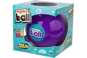 THE ORB FACTORY ORB Mystic Ball - Novelty Magic Fortune Teller - Just Ask a Question & Turn Over for Answer! A Modern Twist on The Classic Novelty 8 Ball - Perfect for Party Favors, Gifts, and Holiday Fun!
