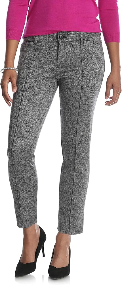 riders by lee indigo women's ponte knit pant